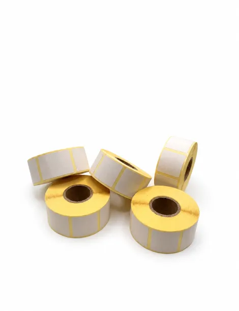 25 × 25 mm – étiquettes adhésives – carton de 50 rouleaux de 750 étiquettes