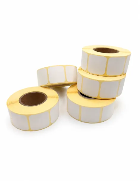 30 × 30 mm – étiquettes adhésives – carton de 36 rouleaux de 1000 étiquettes
