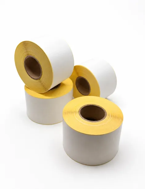 58 mm × 45m – étiquettes thermiques continues avec support – carton de 50 rouleaux