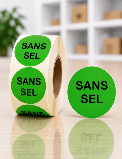 Etiquette Sans sel. Les 1000