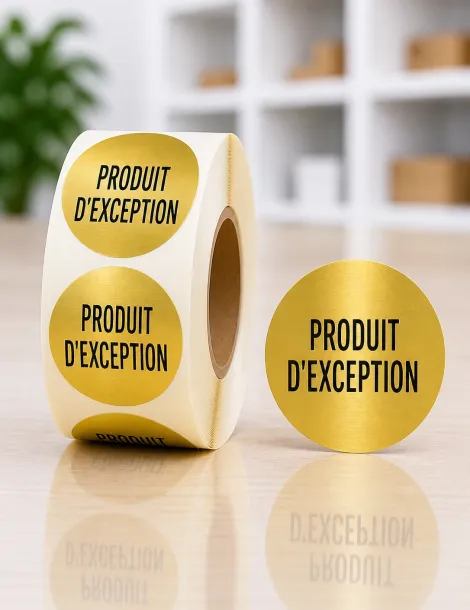 Etiquette Produit exception. Les 1000