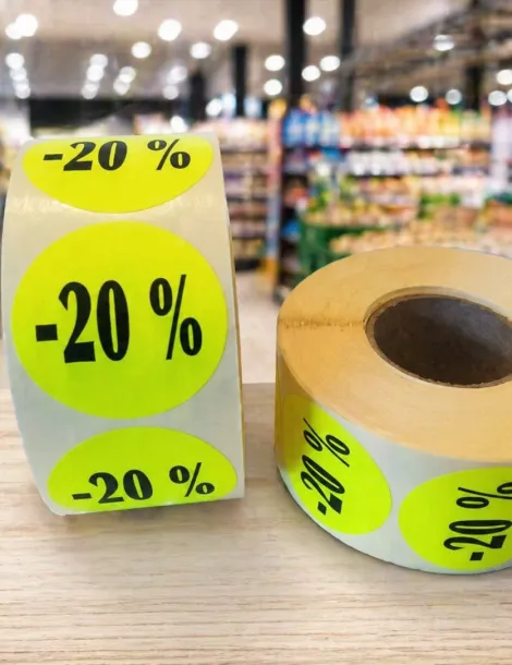 Etiquette  -20%  Ø 40. Les 1000