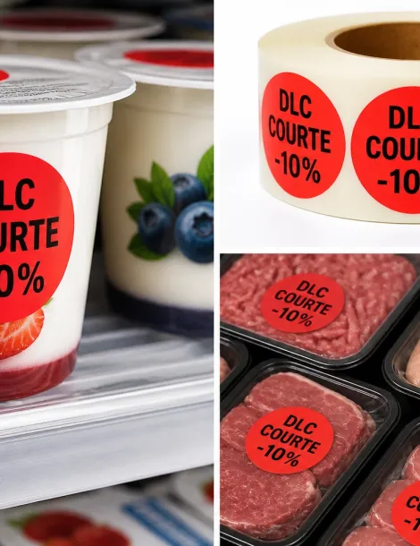 Etiquette DLC Courte -10% . Les 1000