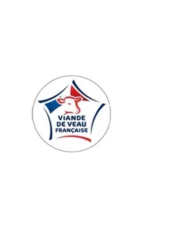 Etiquette Viande de veau Française. 2000 étiquettes par rouleau
