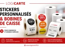 Bobines thermiques et stickers personnalisés 
